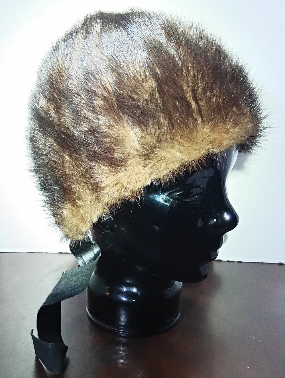 Vintage Mink Fur Hat Brown Precious Furs by Marche